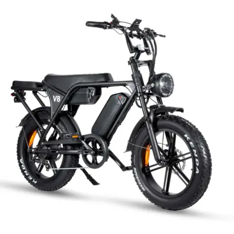 OUXI C80+ elektrische fatbike zijaanzicht