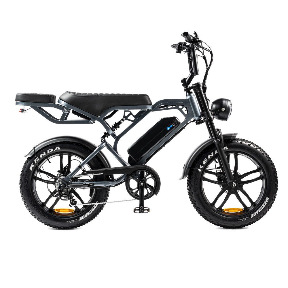 V20 Pro fatbike donkergrijs 250W